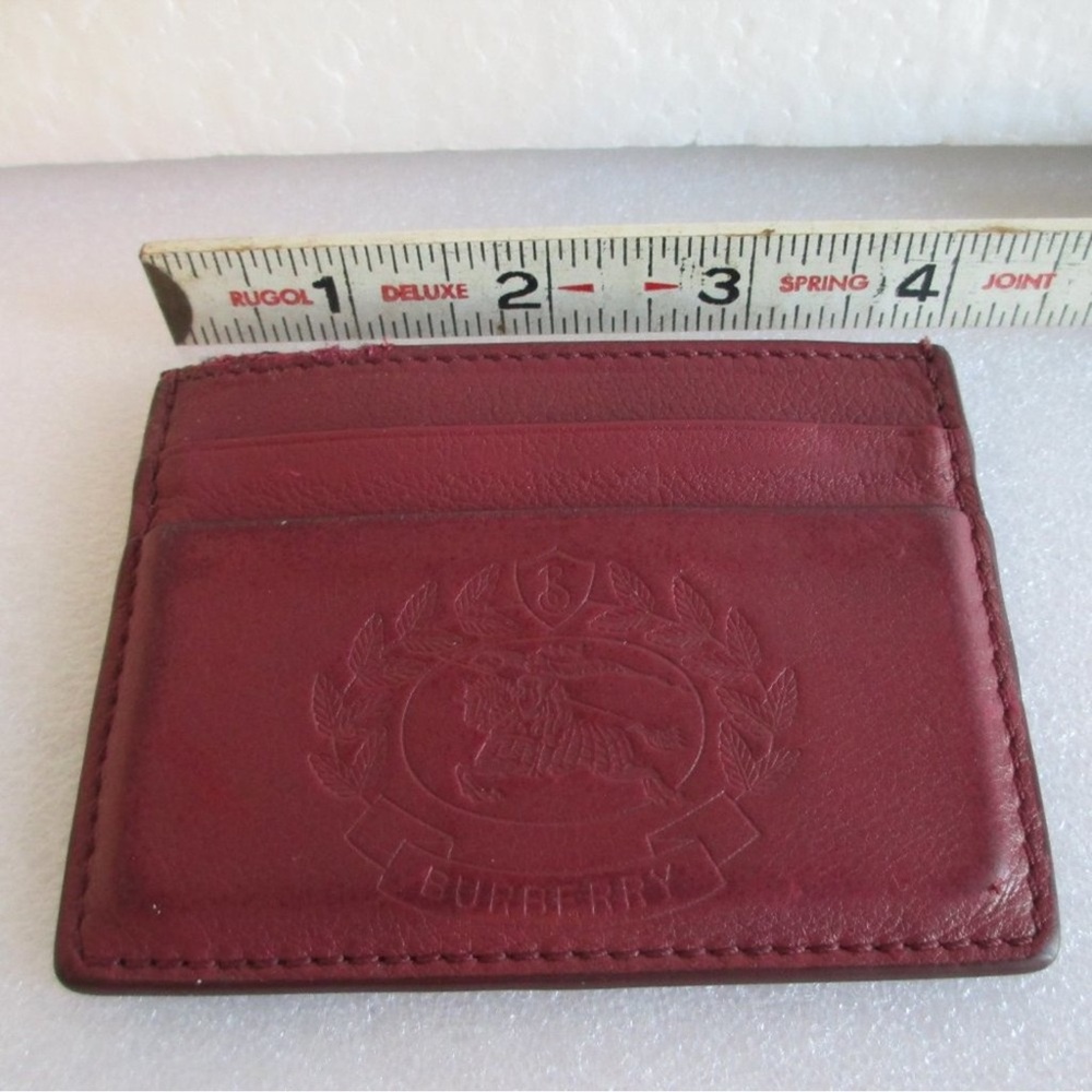 BURBERRY SANDON LEATHER CARD CASE - Picture 7 of 12